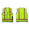 High Luster Safety Vest Made of Knitting Fabric with En